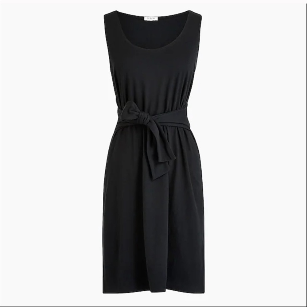NWT J Crew Factory Black Tank Dress